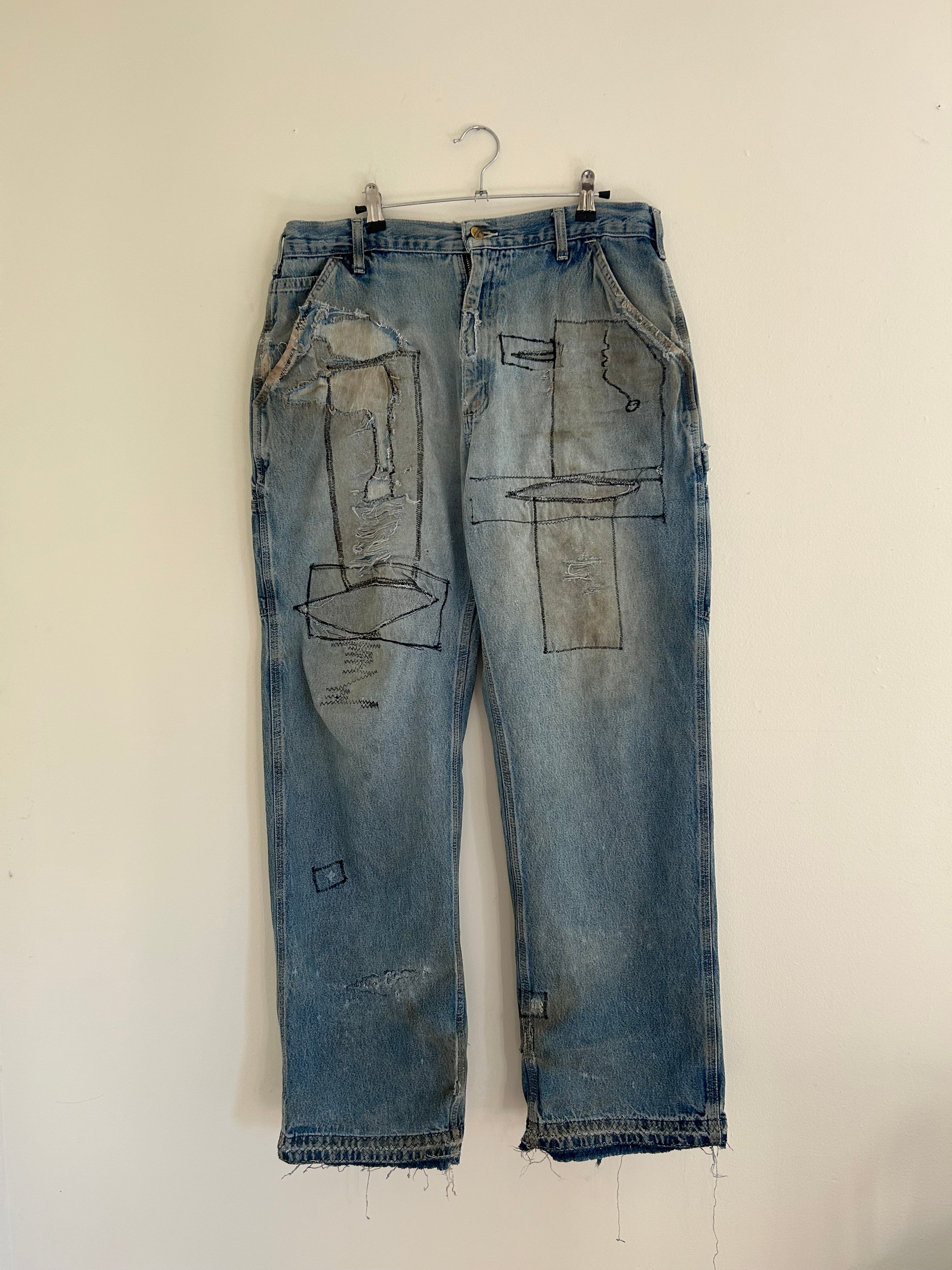 Distressed & Repaired Carhartt