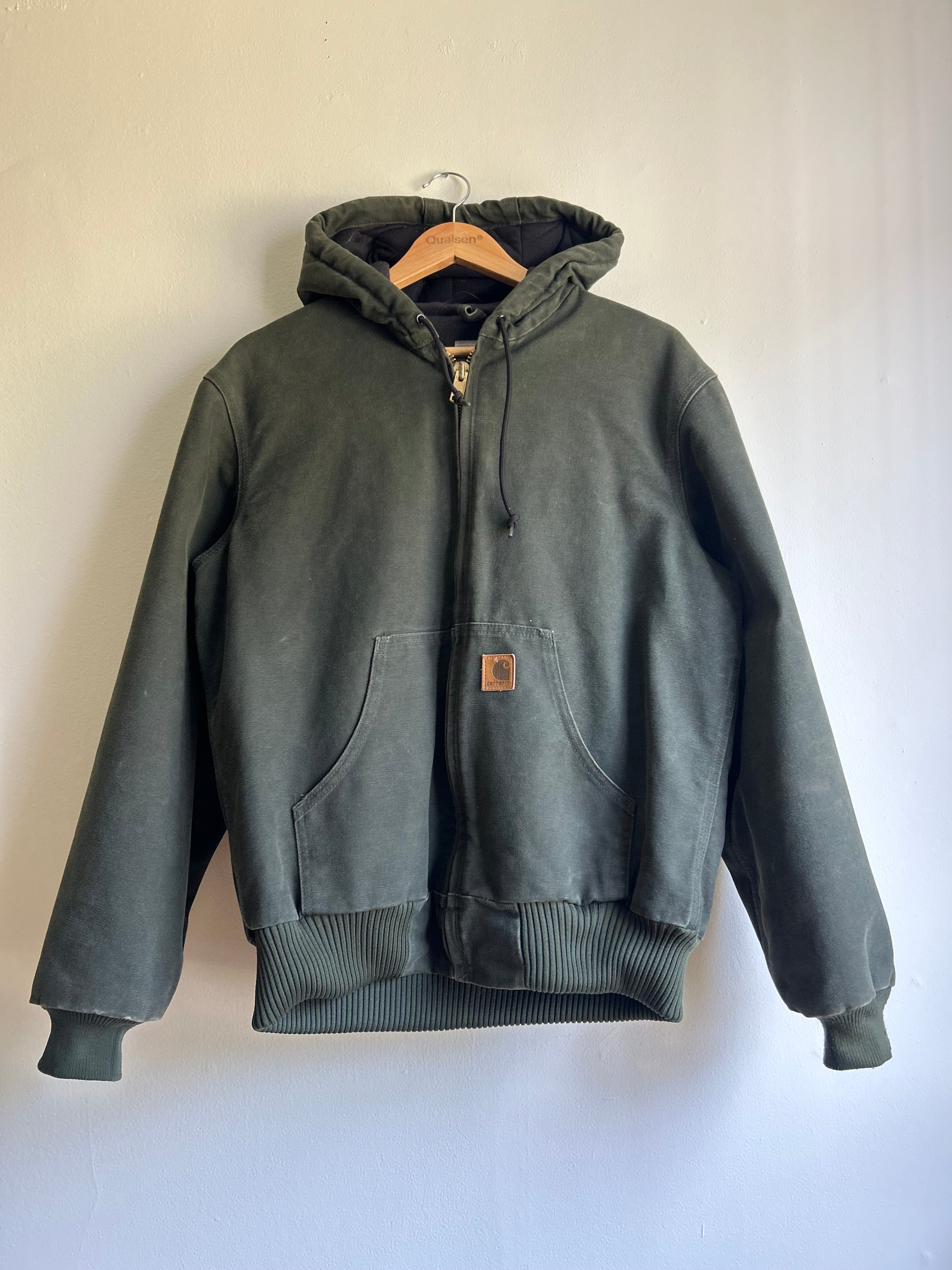Carhartt Army Green Hooded Jacket