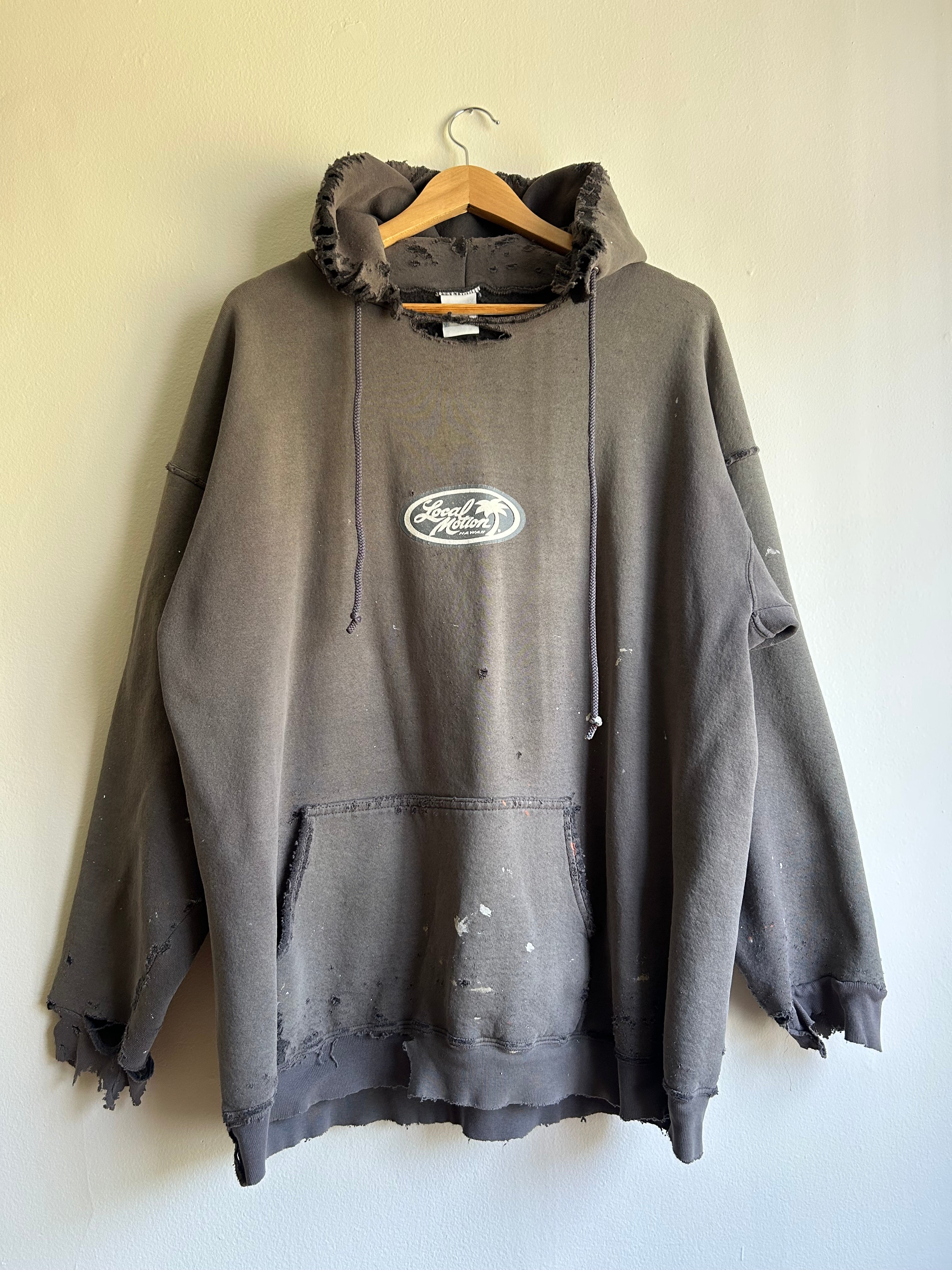 Distressed Surfwear Hood