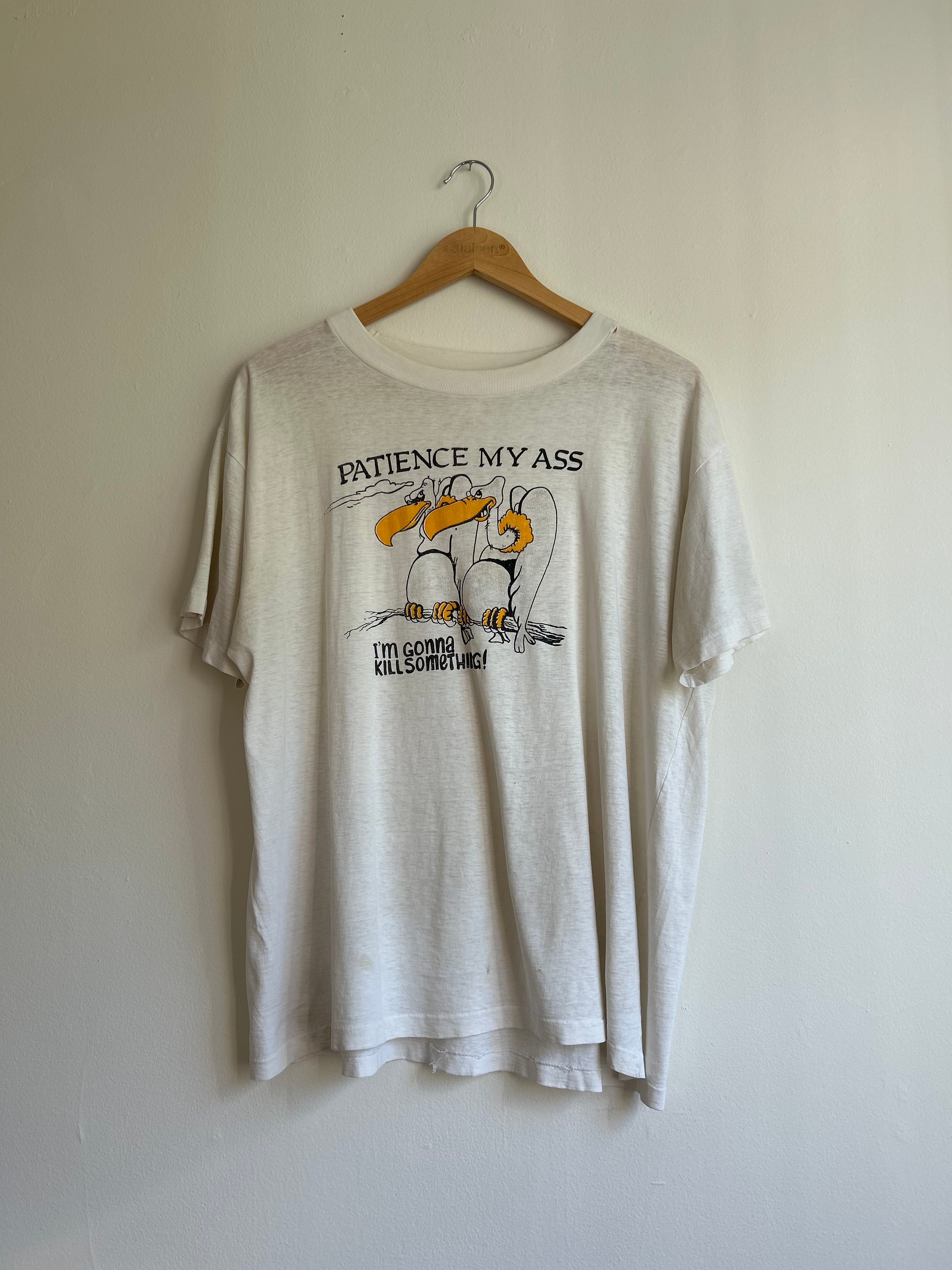Crude White Graphic Shirt